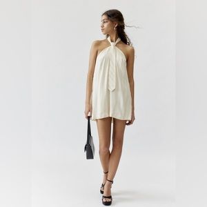 Basic Pleasure Mode Ascot Mini Dress